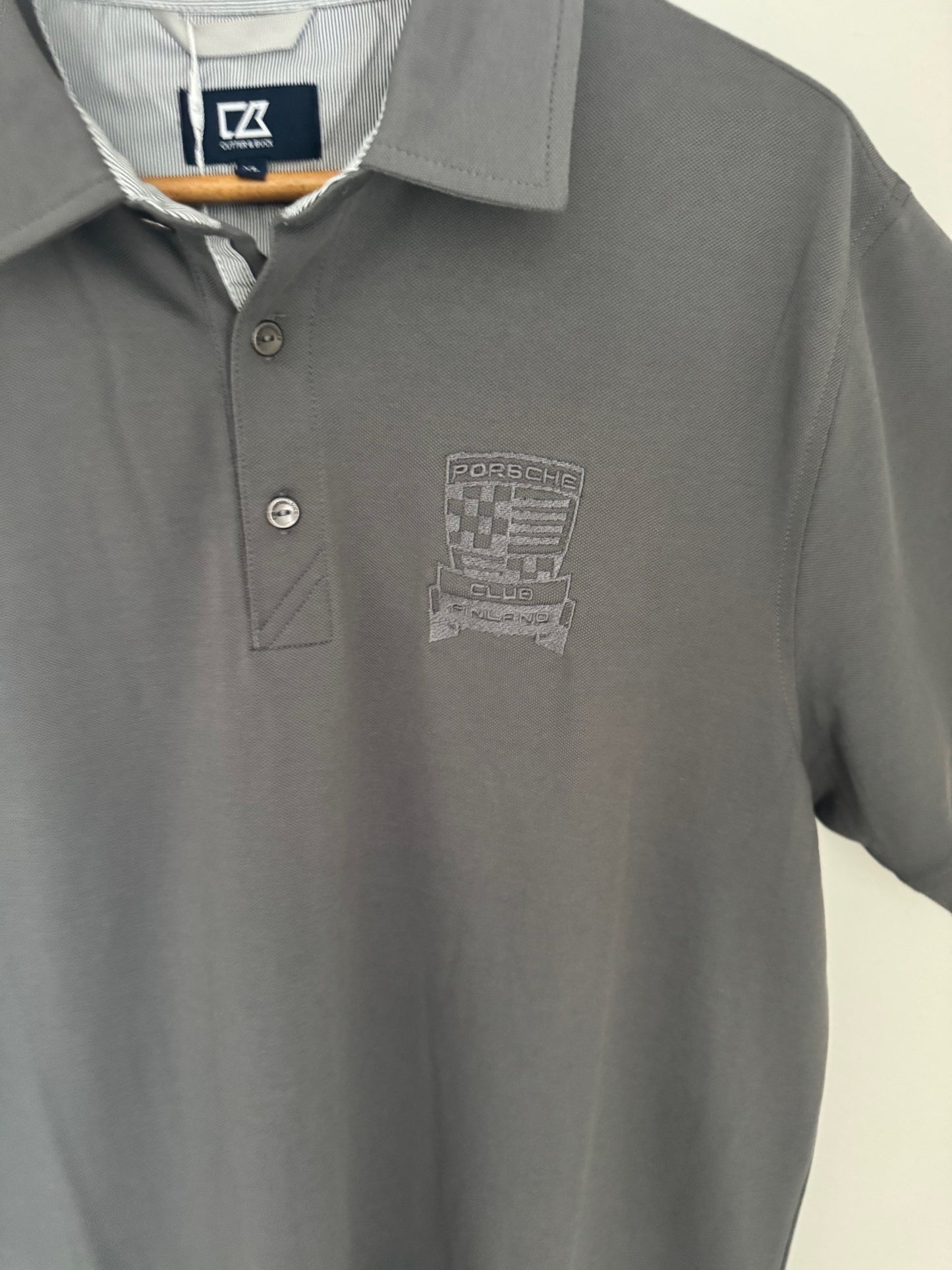 Miesten pikeepaita, harmaa